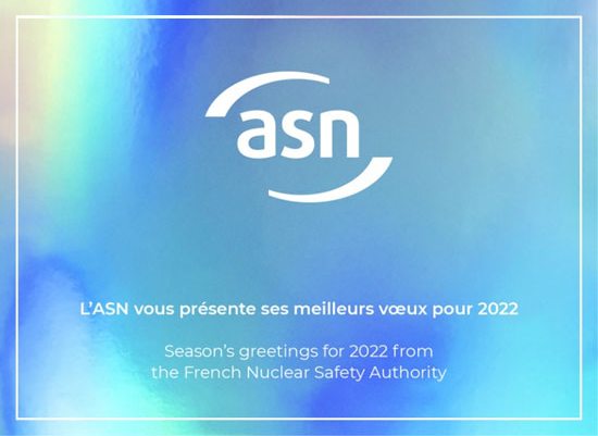 L'ASN vous présente ses meilleurs voeux pour 2022